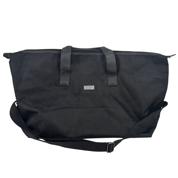 Jimmy Choo Parfums Weekender Large Tote Black Long Shoulder Strap Duffle Bag - Picture 1 of 12